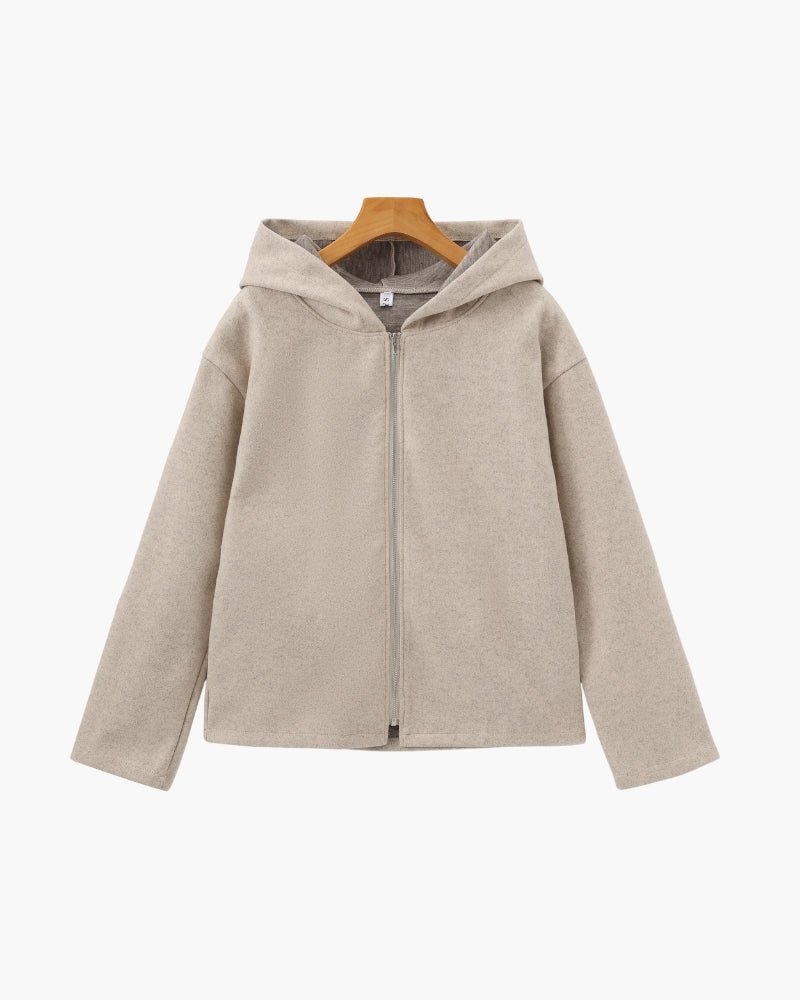 Marlow Wool Zip Coat - Montierri