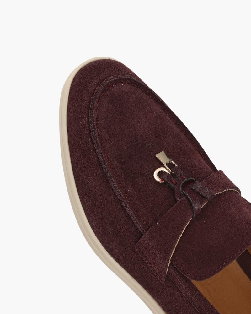 Suede Lady Loafers - Montierri