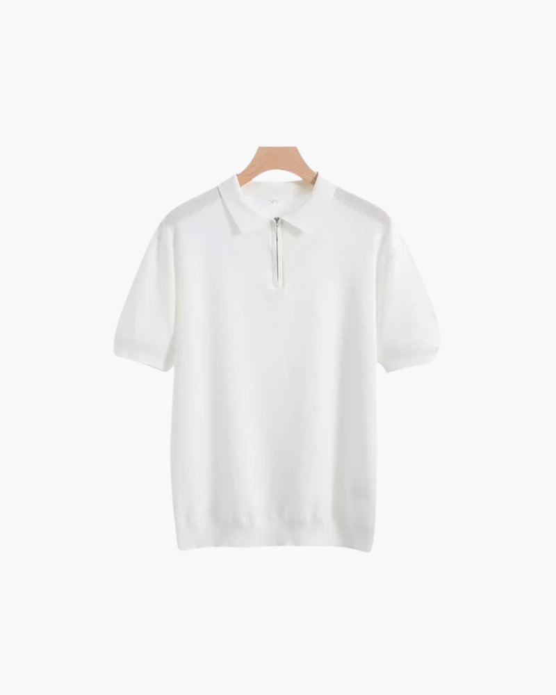 Marbella Zip Up Polo - Montierri