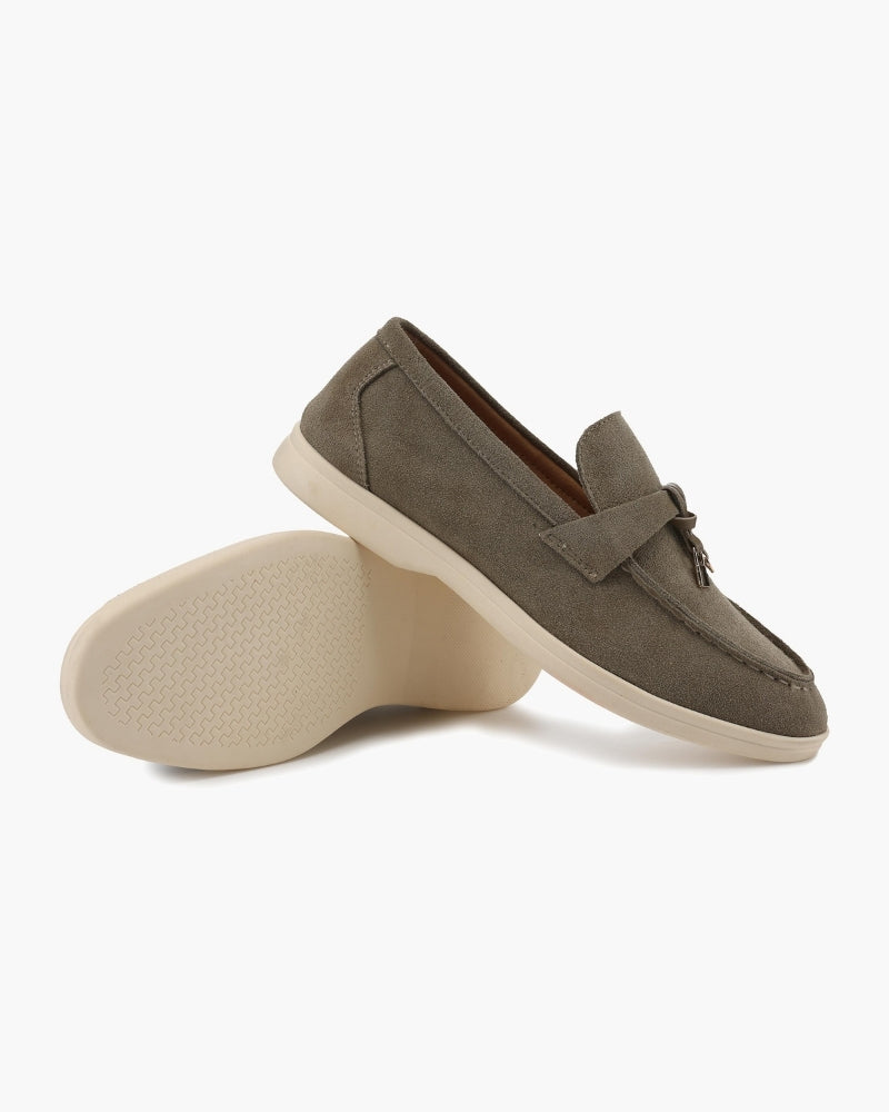 Suede Lady Loafers - Montierri
