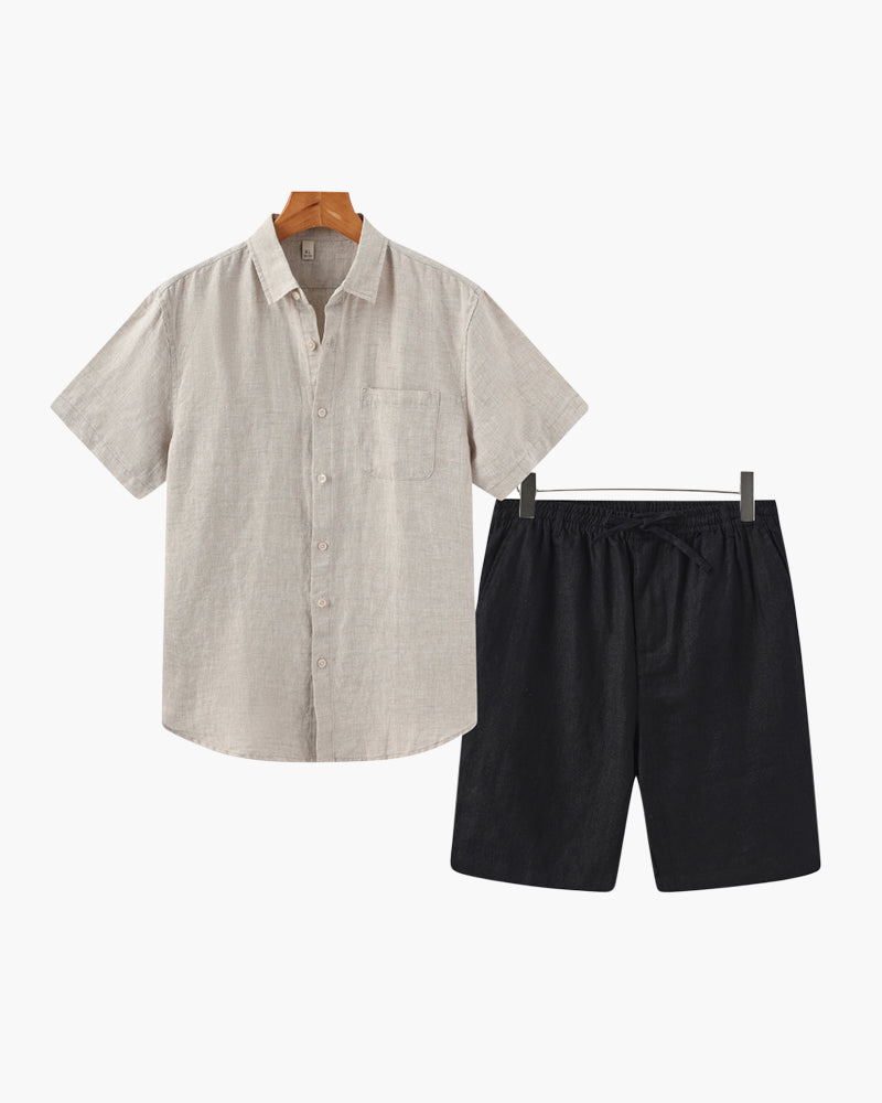 Linen Combo (Shorts) - Montierri