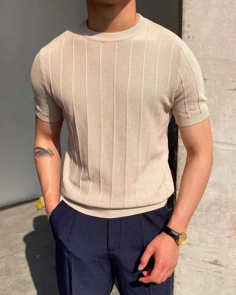 Cannes Ribbed T-Shirt - Montierri