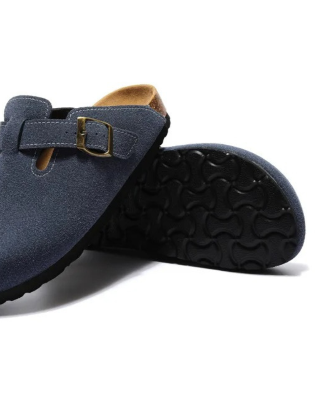 Pucon Suede Clog - Dark Blue | Montierri