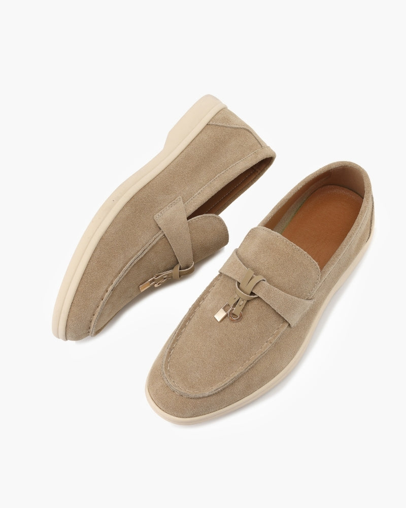 Suede Lady Loafers - Montierri