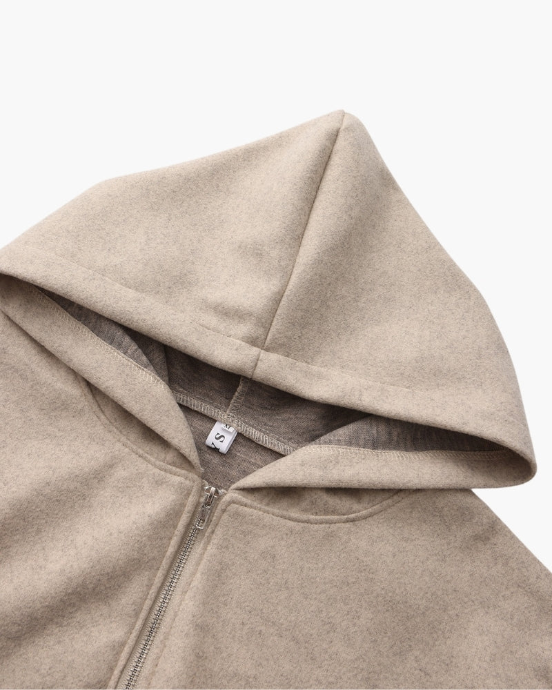 Marlow Wool Zip Coat - Montierri