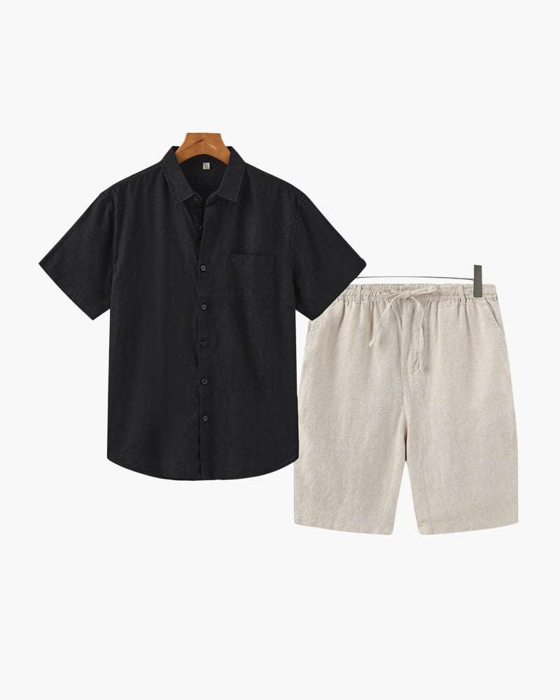 Linen Combo (Shorts) - Montierri