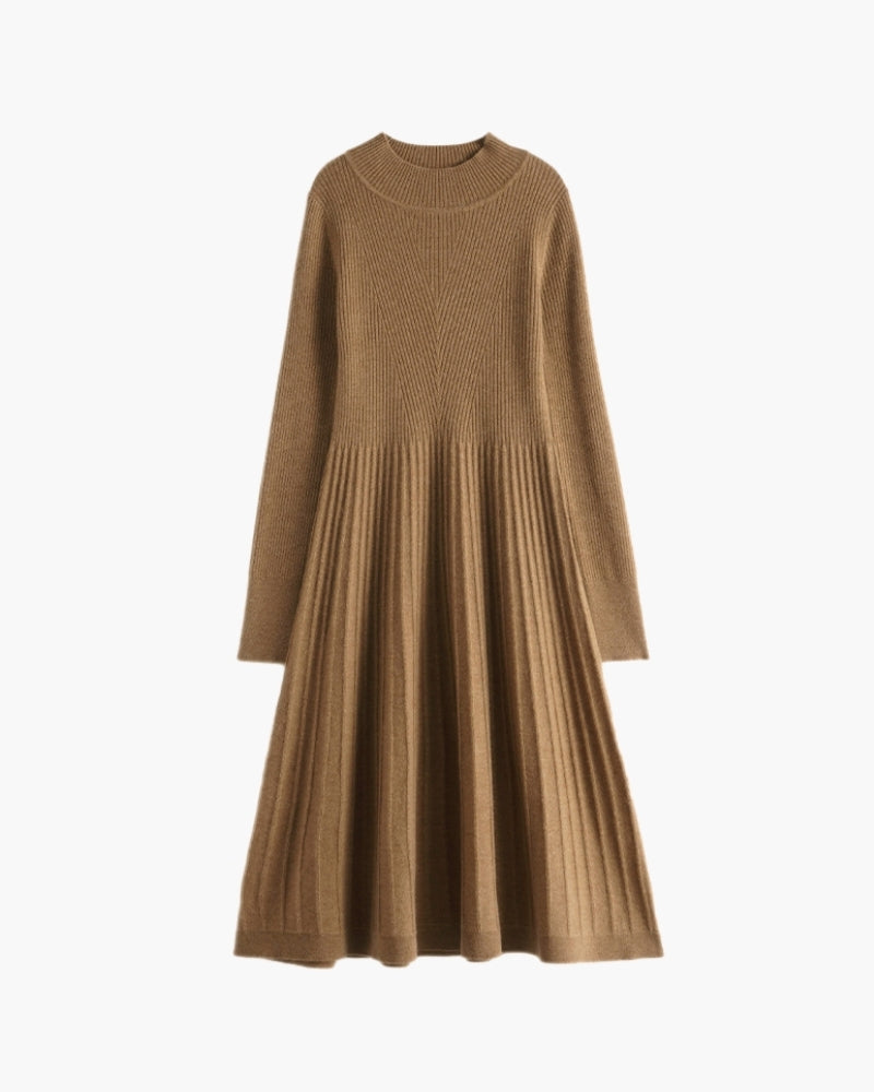 Pure Cashmere Flare Dress - Montierri