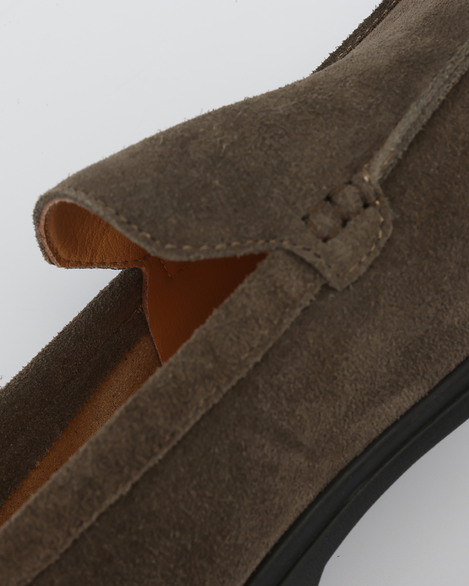 Premium Suede Loafers - Black Soles - Montierri