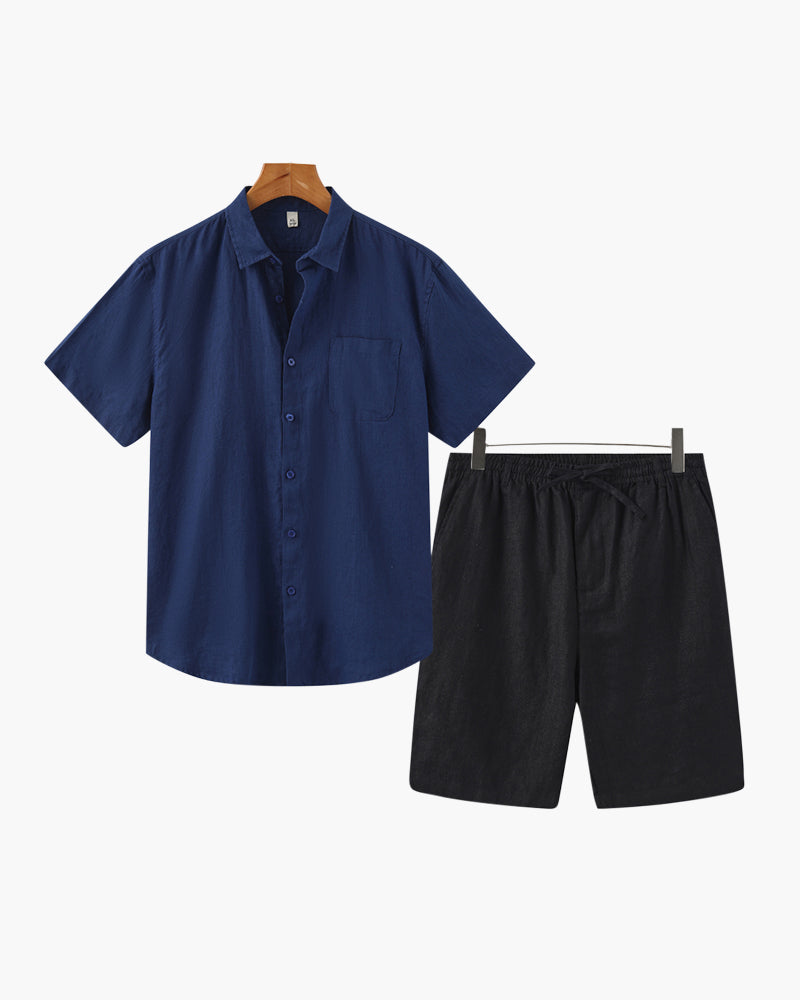 Linen Combo (Shorts) - Montierri