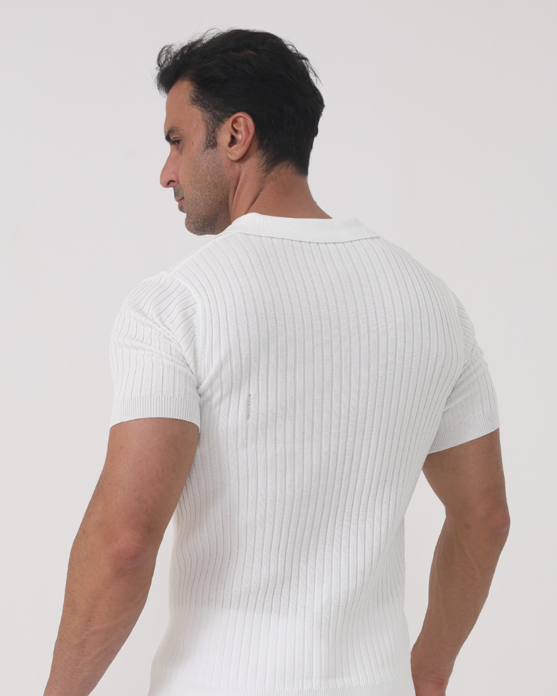 Florence - Ribbed Cotton Polo - Montierri
