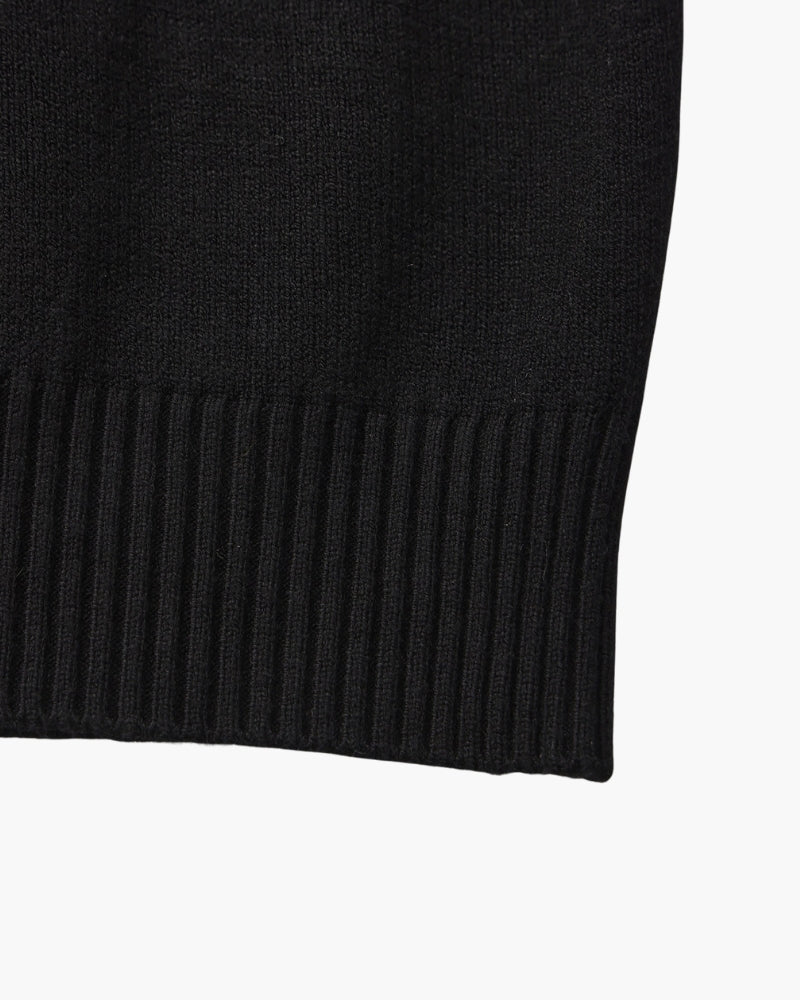 Essential Ribbed Mock Neck Sweater - Montierri