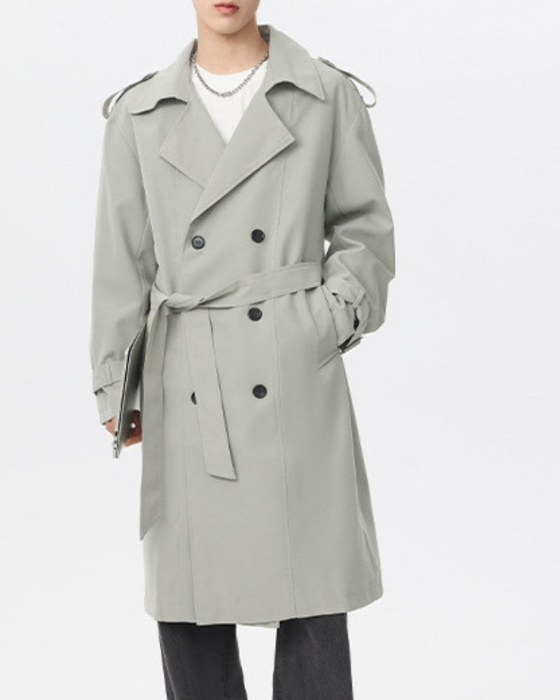 Classic Double-Breasted Trench Coat - Montierri