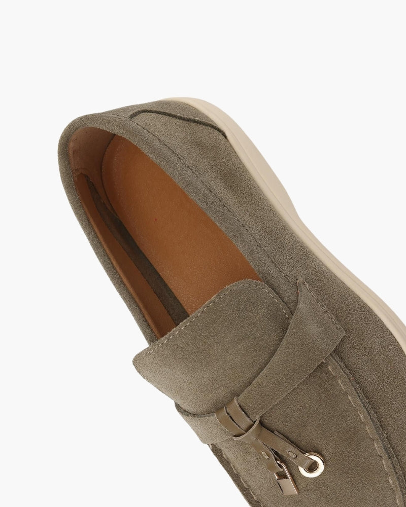 Suede Lady Loafers - Montierri