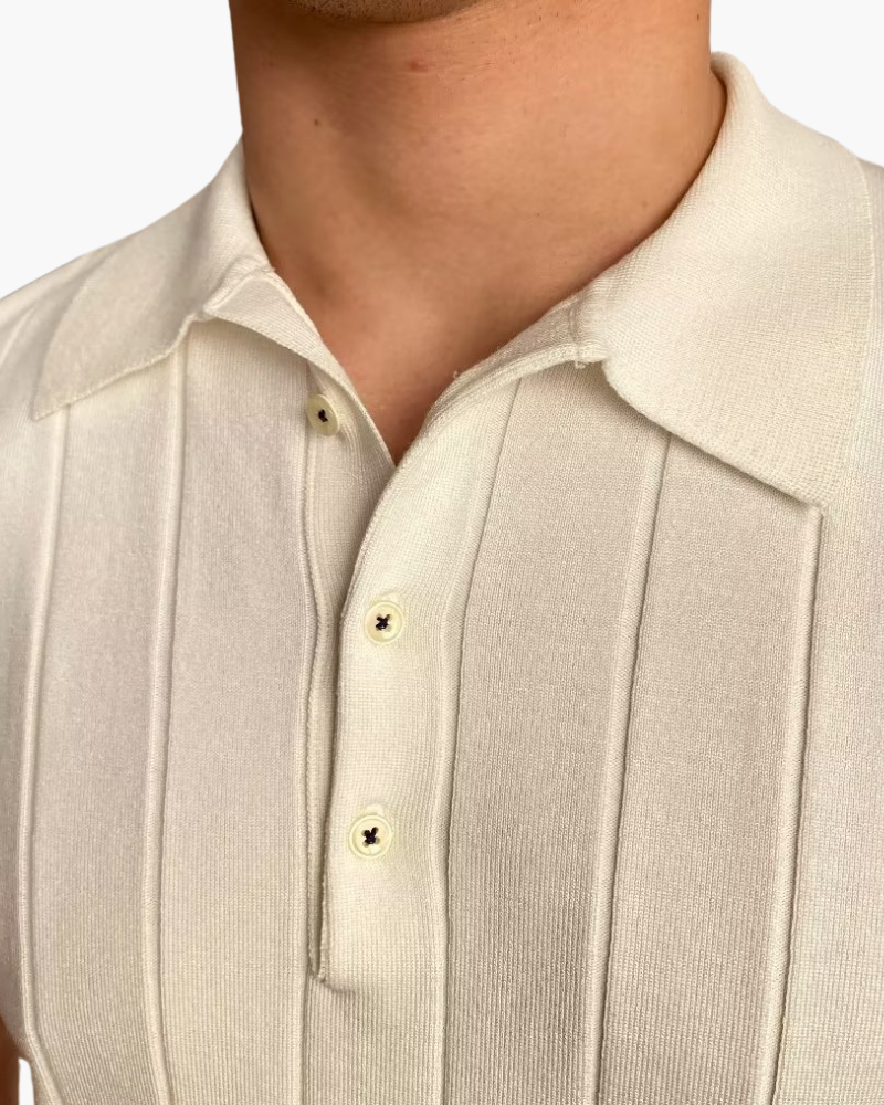 Cannes Ribbed Cotton Polo - Montierri