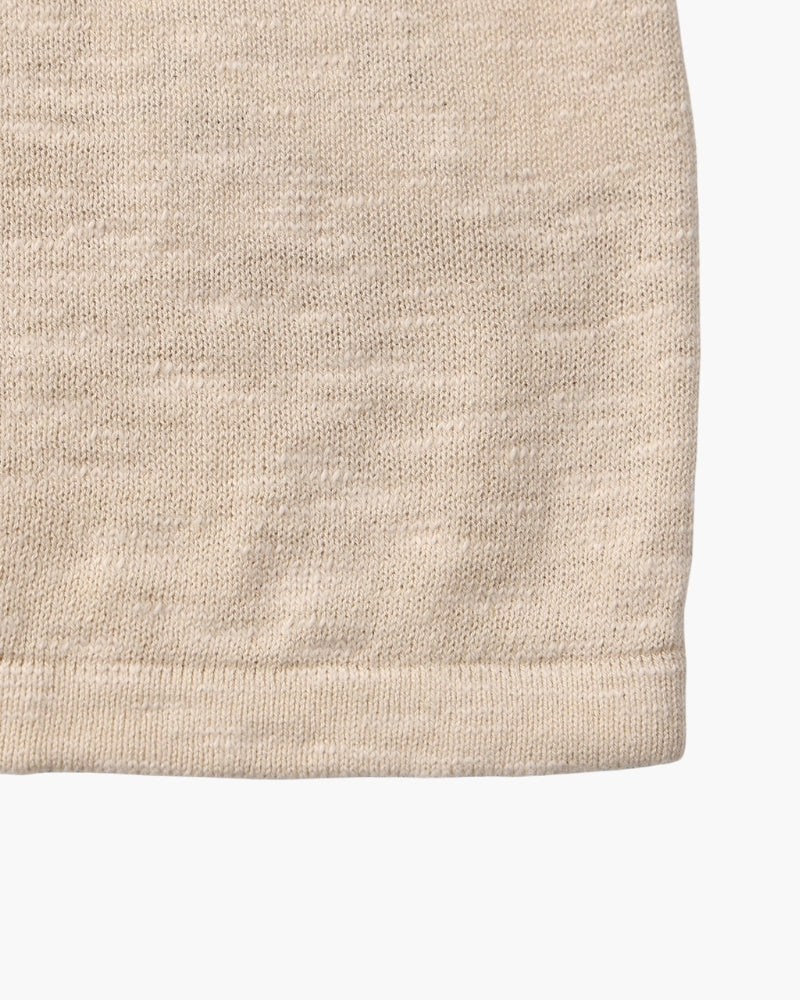 Linen Cotton Essential Crewneck - Montierri