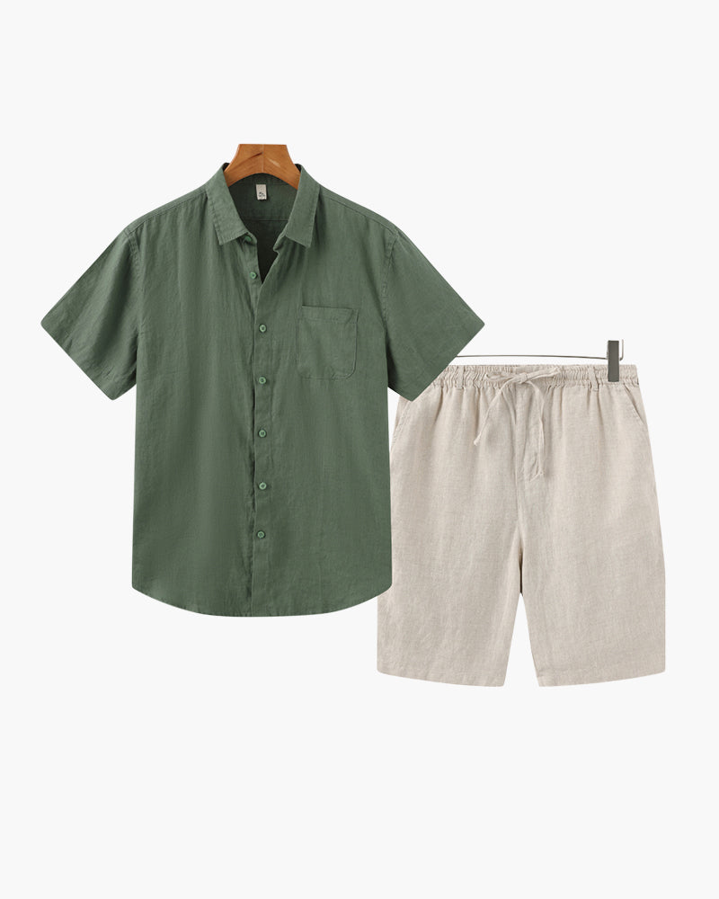 Linen Combo (Shorts) - Montierri