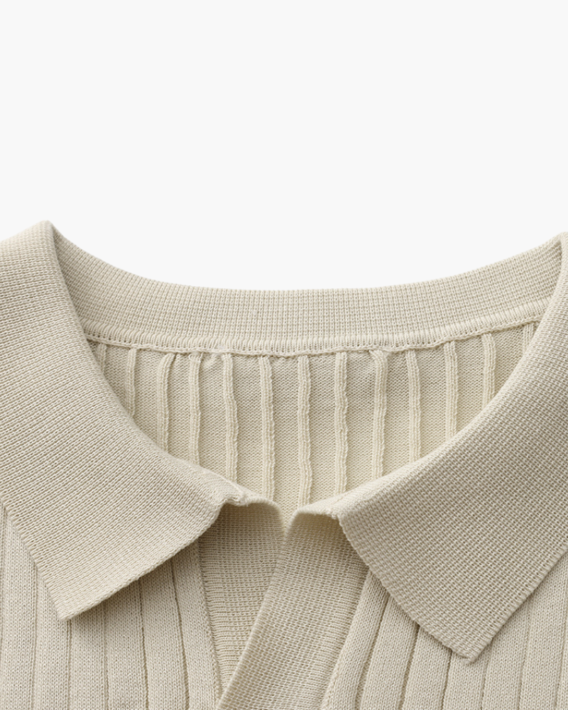 Premium Ribbed Polo - Montierri