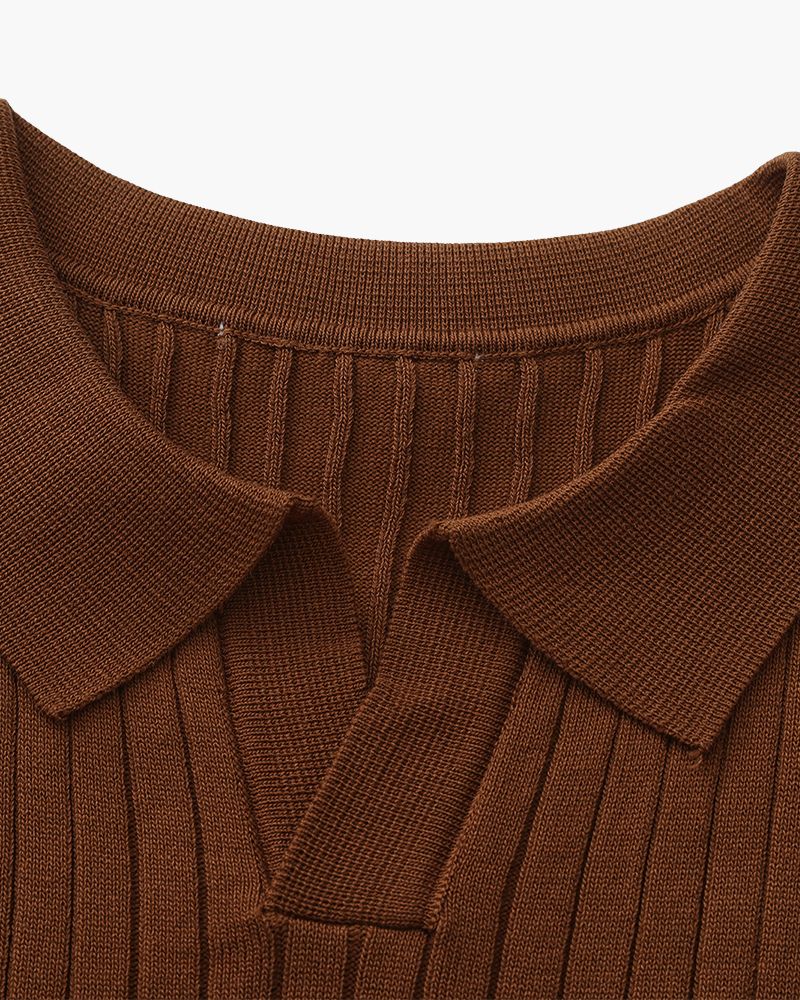 Premium Ribbed Polo - Montierri