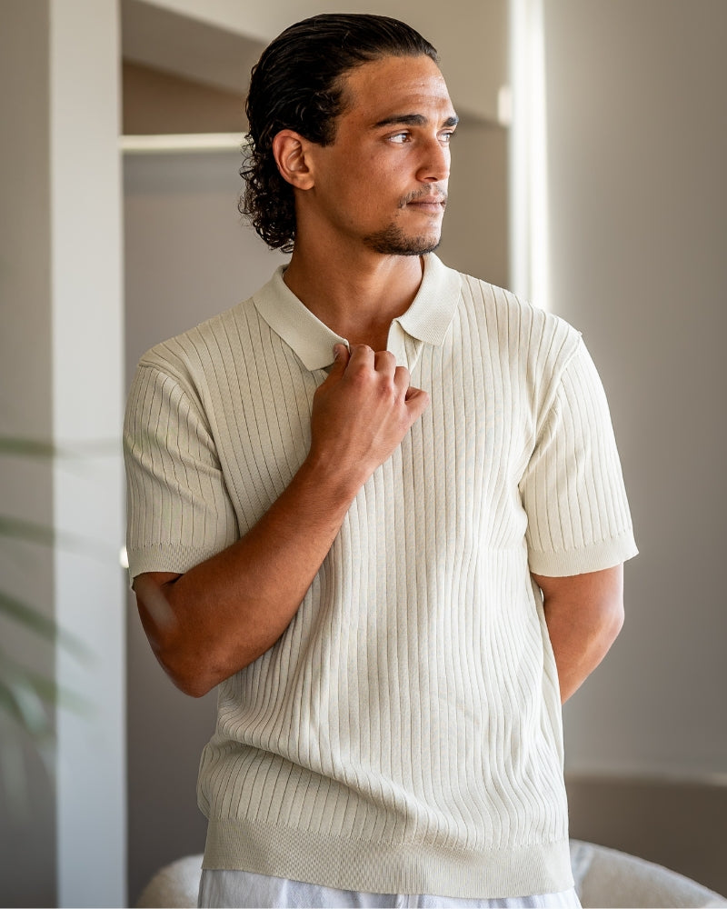 Premium Ribbed Polo - Montierri