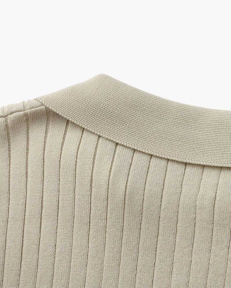 Premium Ribbed Polo - Montierri