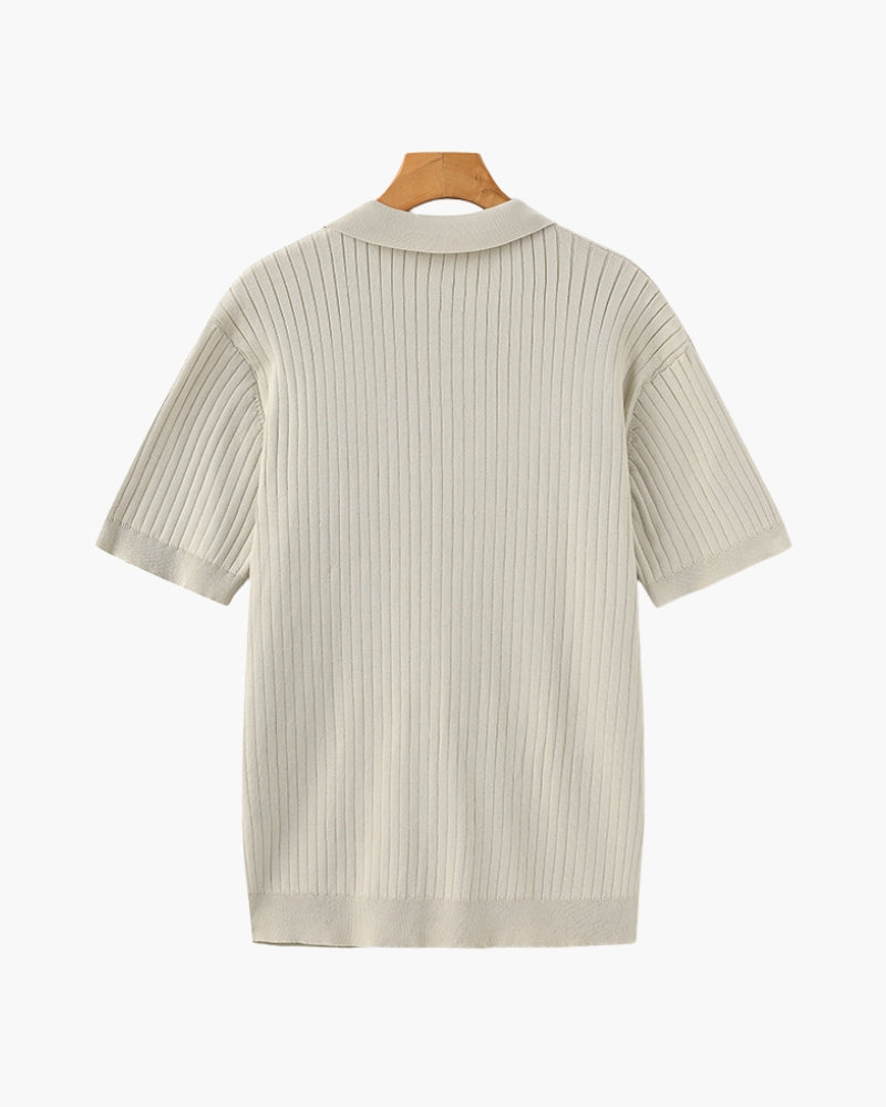 Premium Ribbed Polo - Montierri