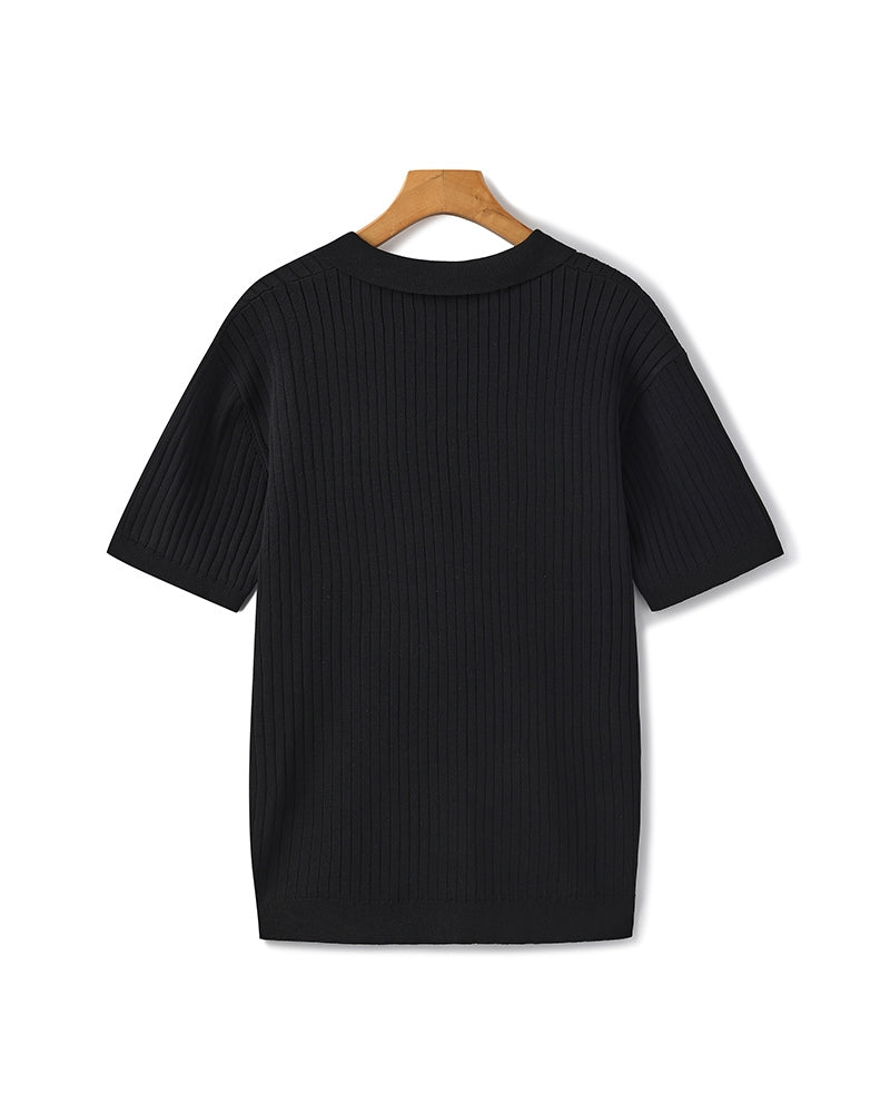 Premium Ribbed Polo - Montierri