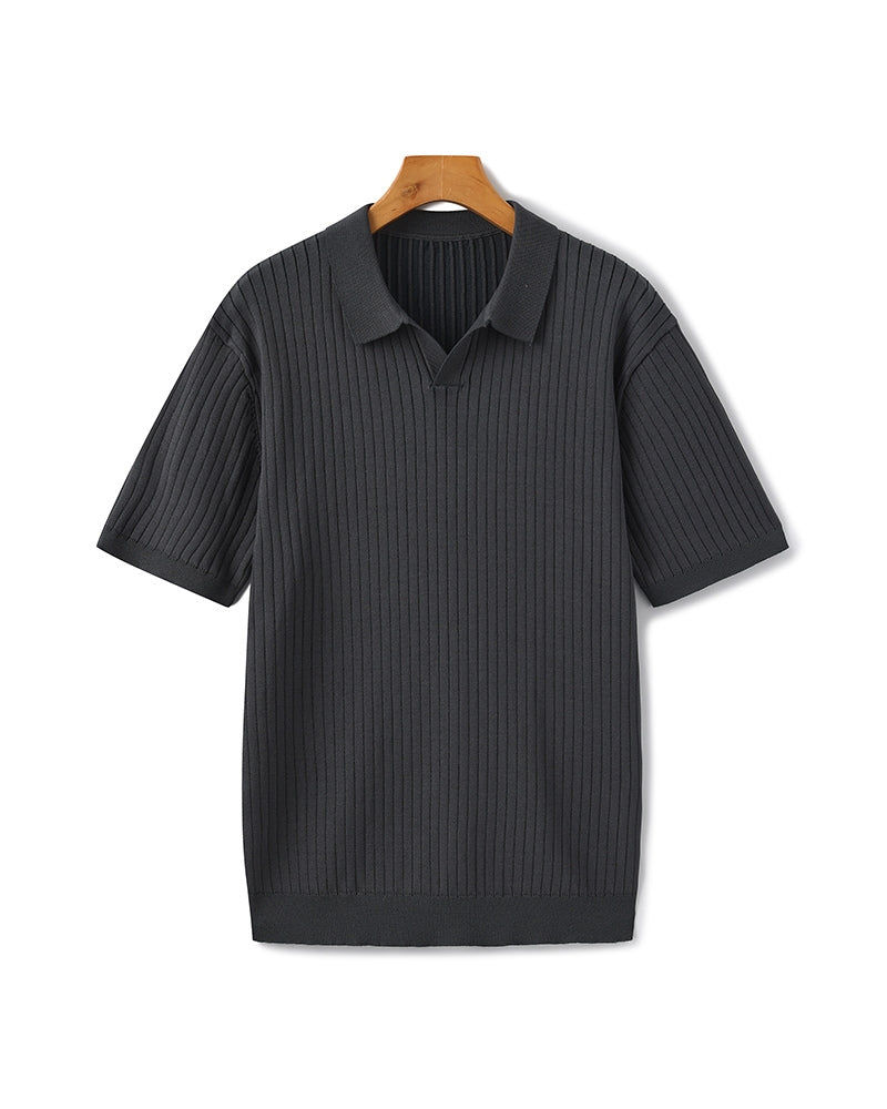 Premium Ribbed Polo - Montierri