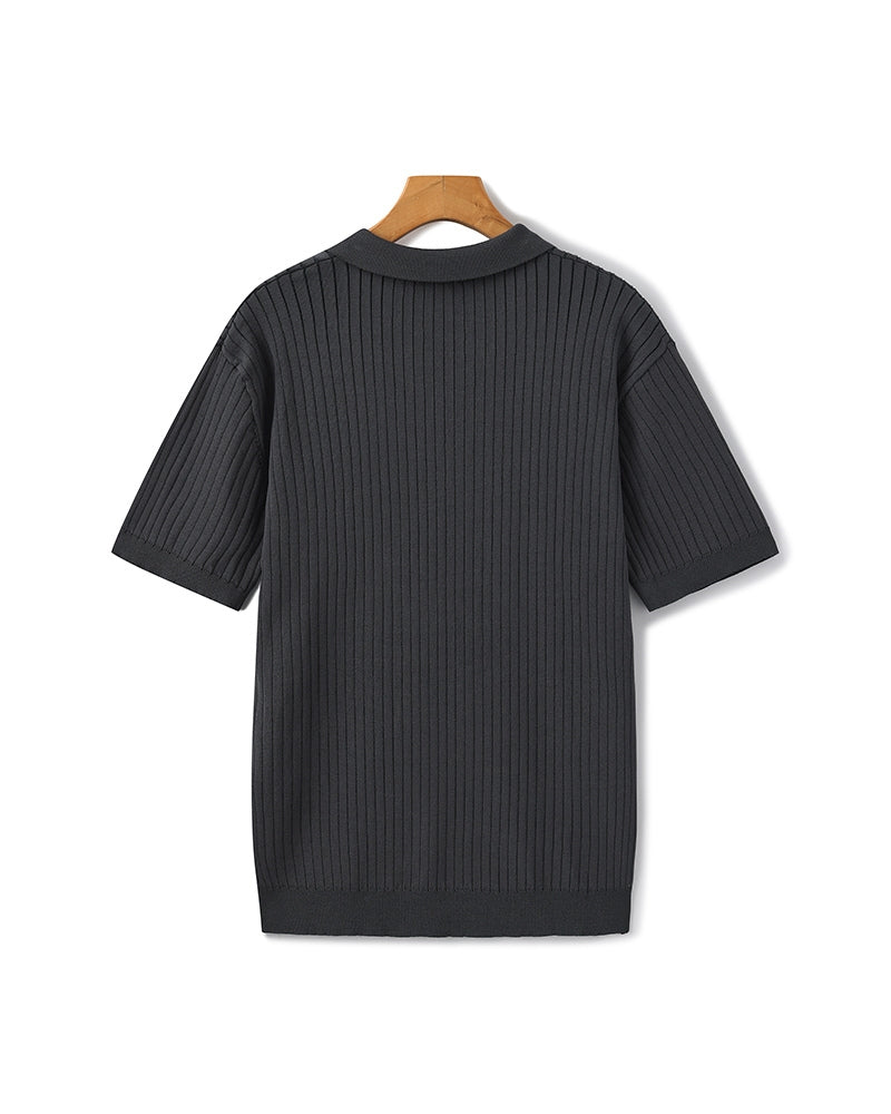 Premium Ribbed Polo - Montierri