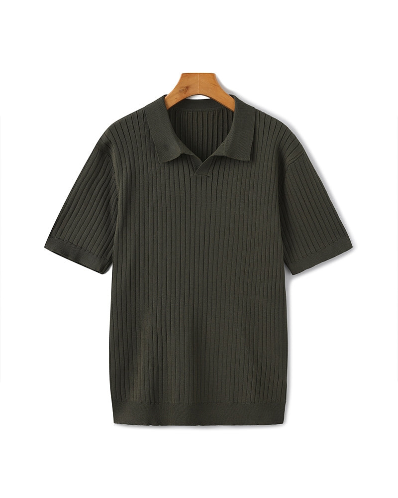 Premium Ribbed Polo - Montierri