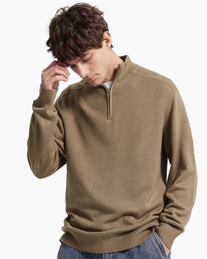100% Merino Wool Zip Up - Montierri