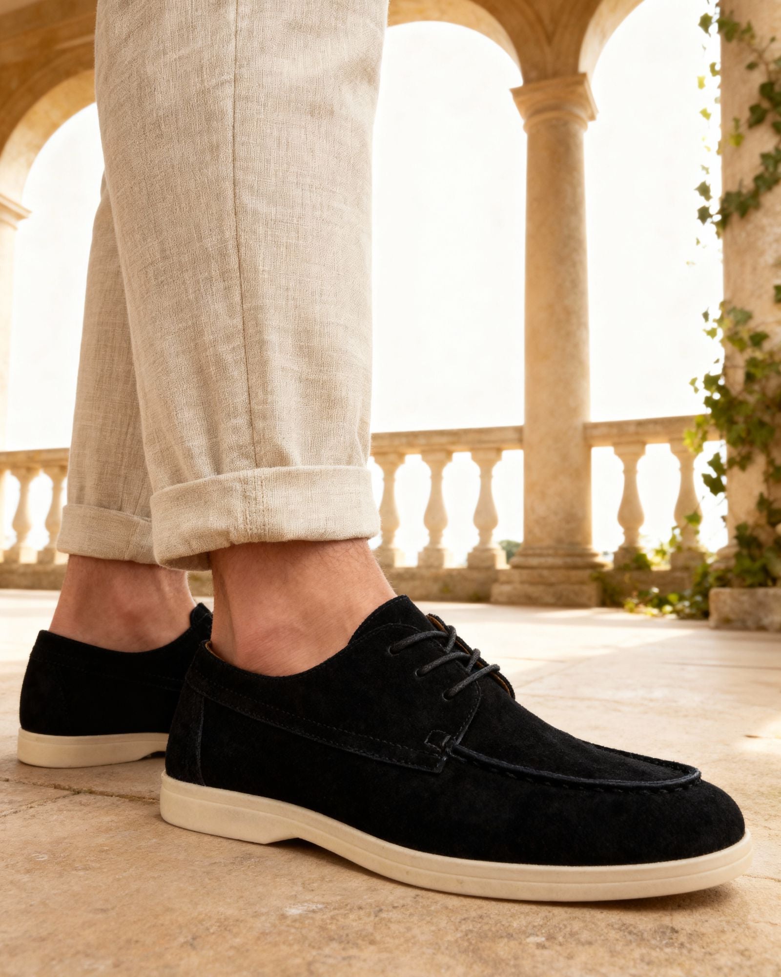 Premium Suede Lace Shoes - Montierri