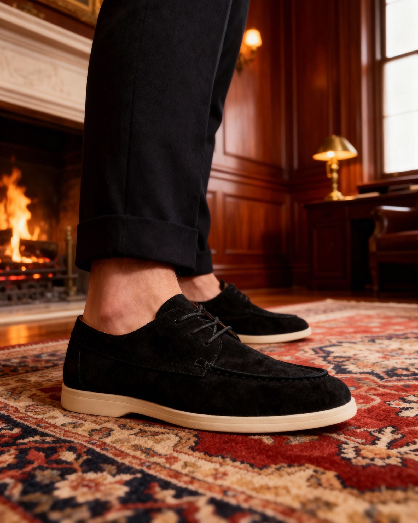 Premium Suede Lace Shoes - Montierri