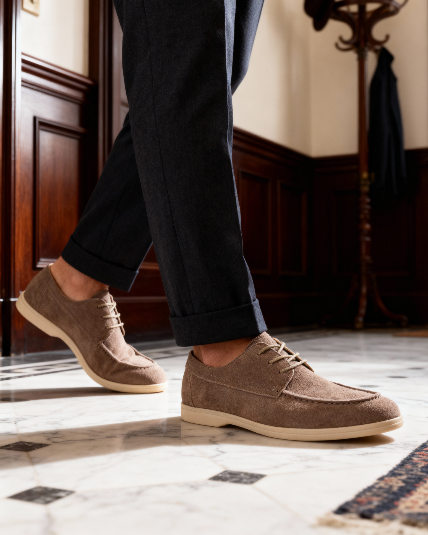 Premium Suede Lace Shoes - Montierri