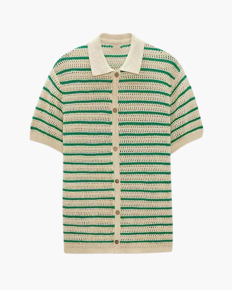 Marbella - Knitted Button Shirt - Montierri