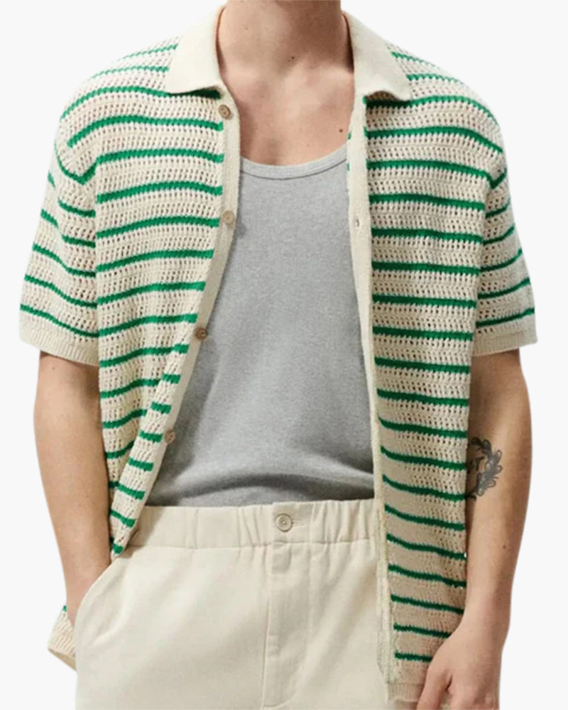 Marbella - Knitted Button Shirt - Montierri
