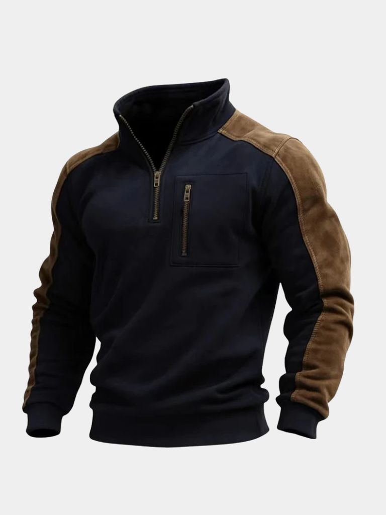 Urban Explorer High Collar Quarter Zip Pullover - Montierri