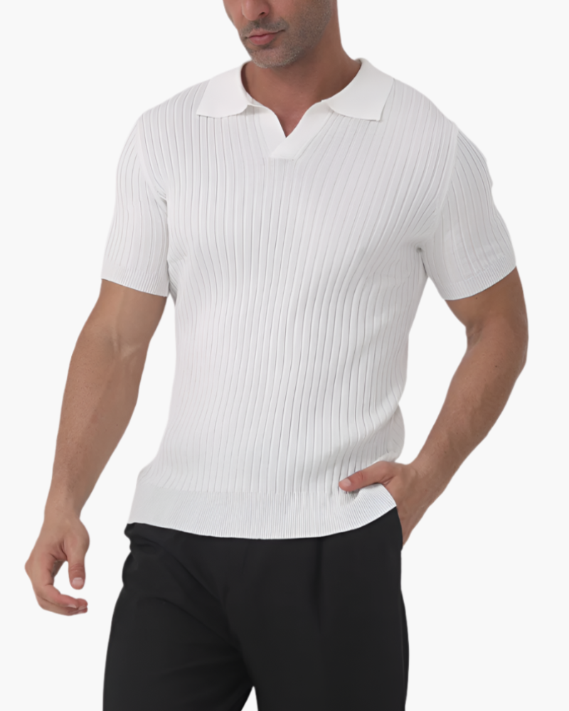 Florence - Ribbed Cotton Polo - Montierri