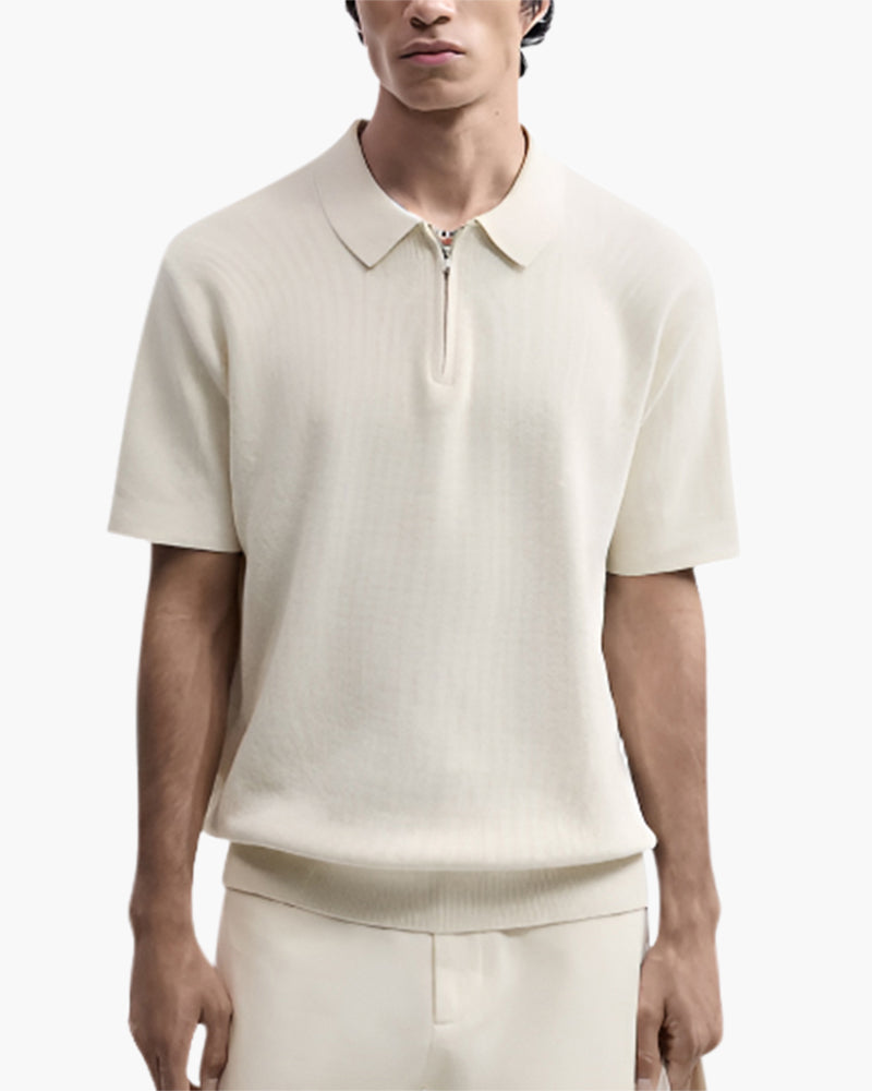Marbella Zip Up Polo - Montierri