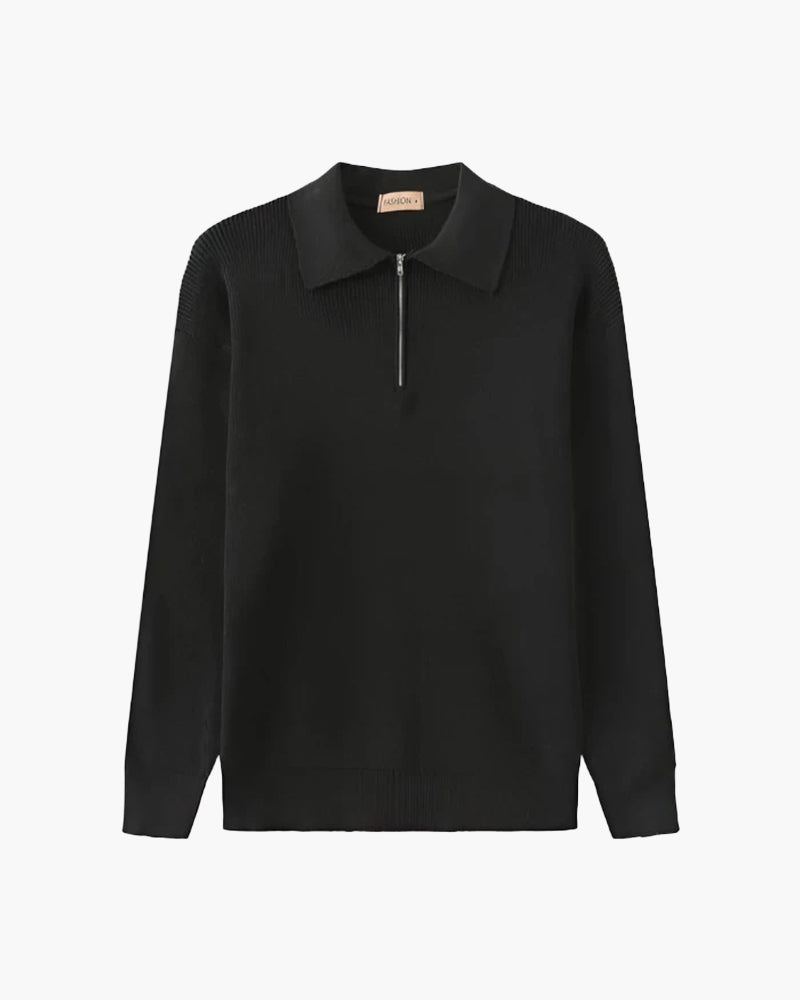 Cesare Half Zip Sweater - Montierri