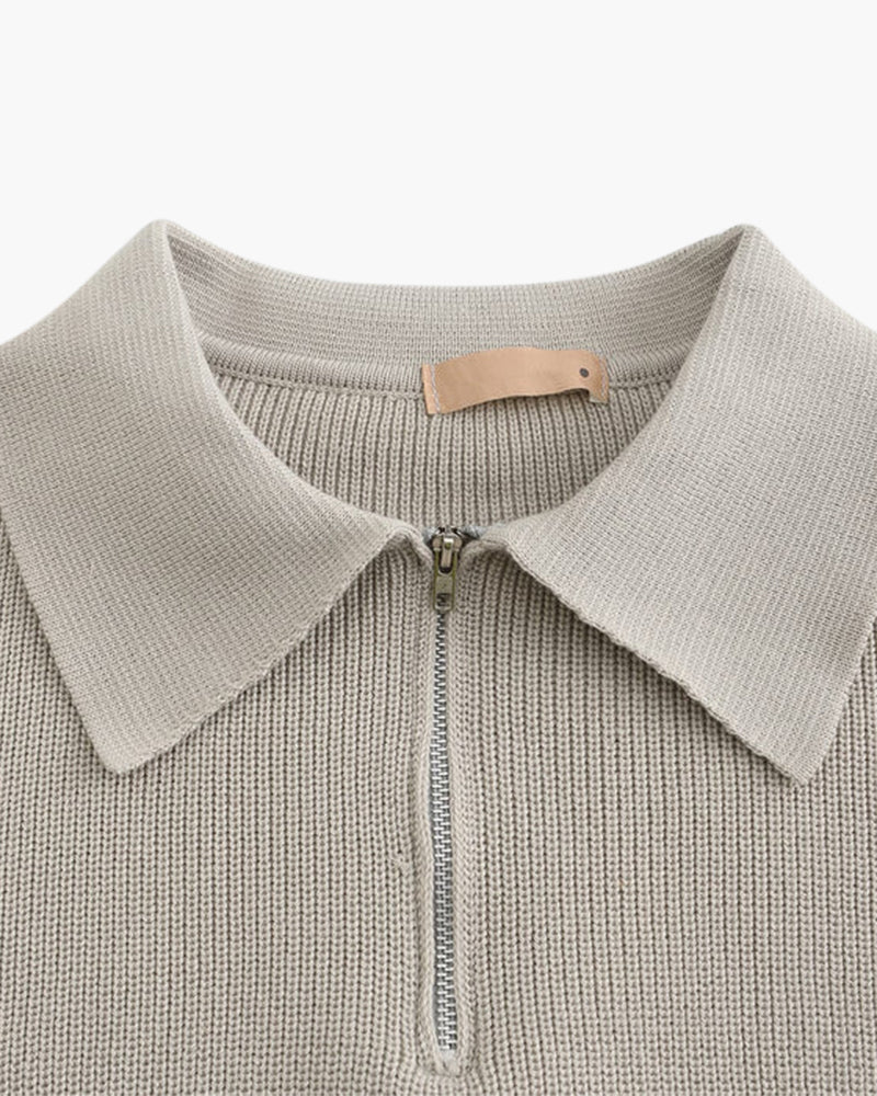Cesare Half Zip Sweater - Montierri