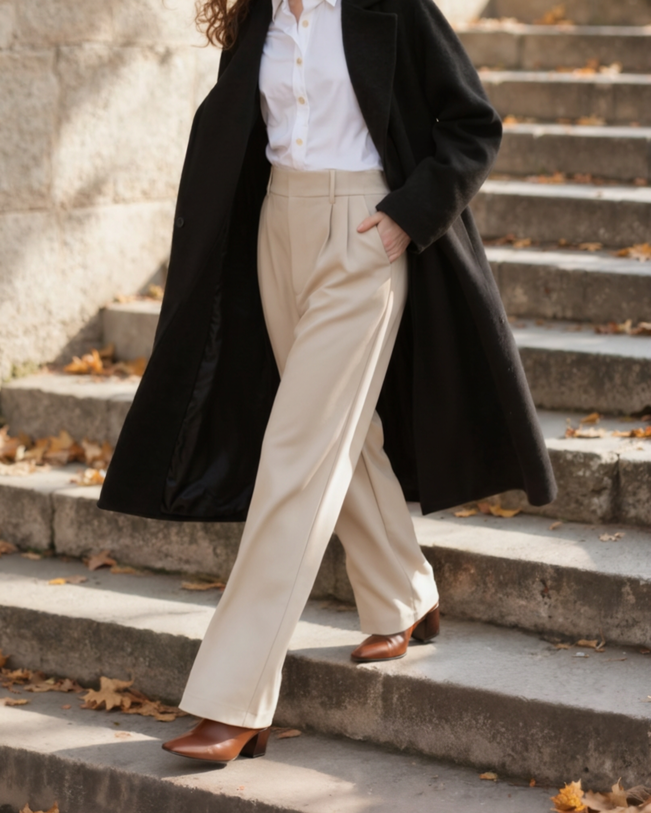 Serena Wide-Leg Trousers - Montierri