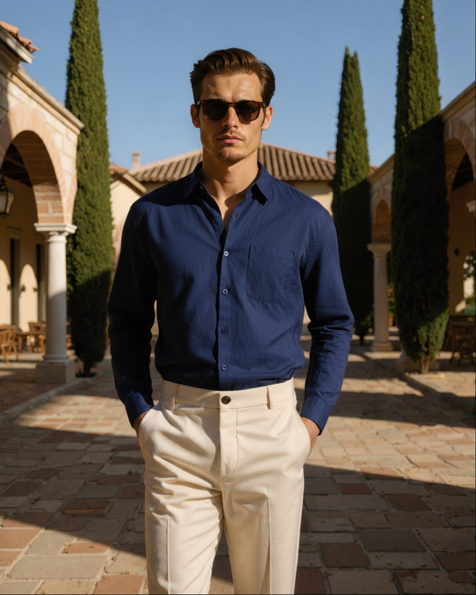 Cape Town - 100% Linen Shirt - Montierri