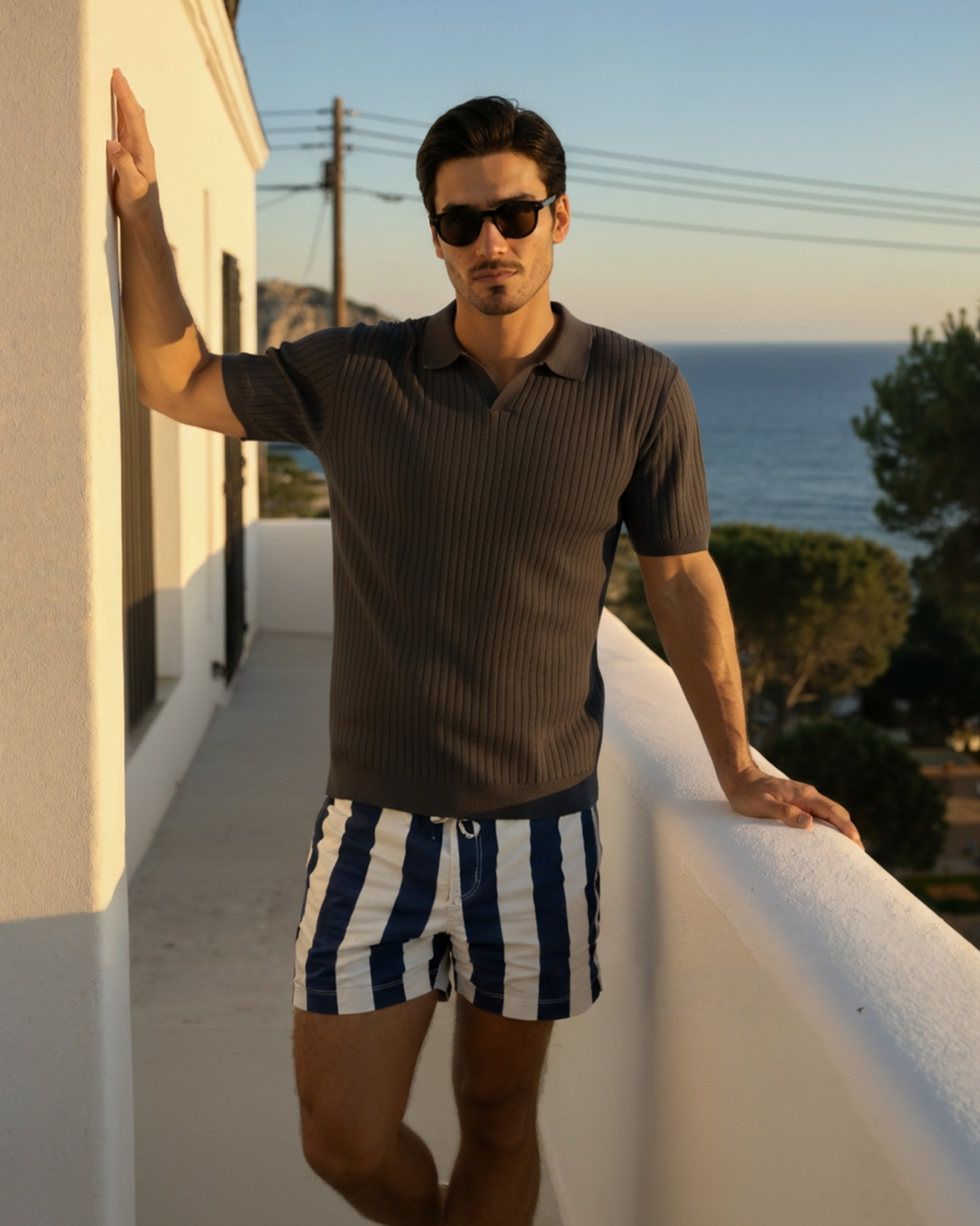 Premium Ribbed Polo - Montierri